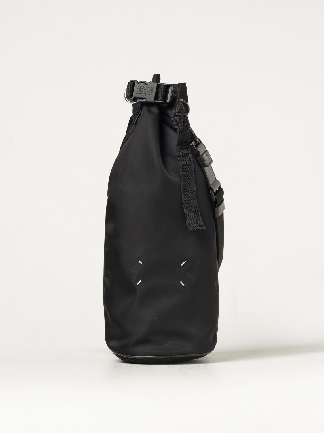 Four-stitch shoulder bag - Black