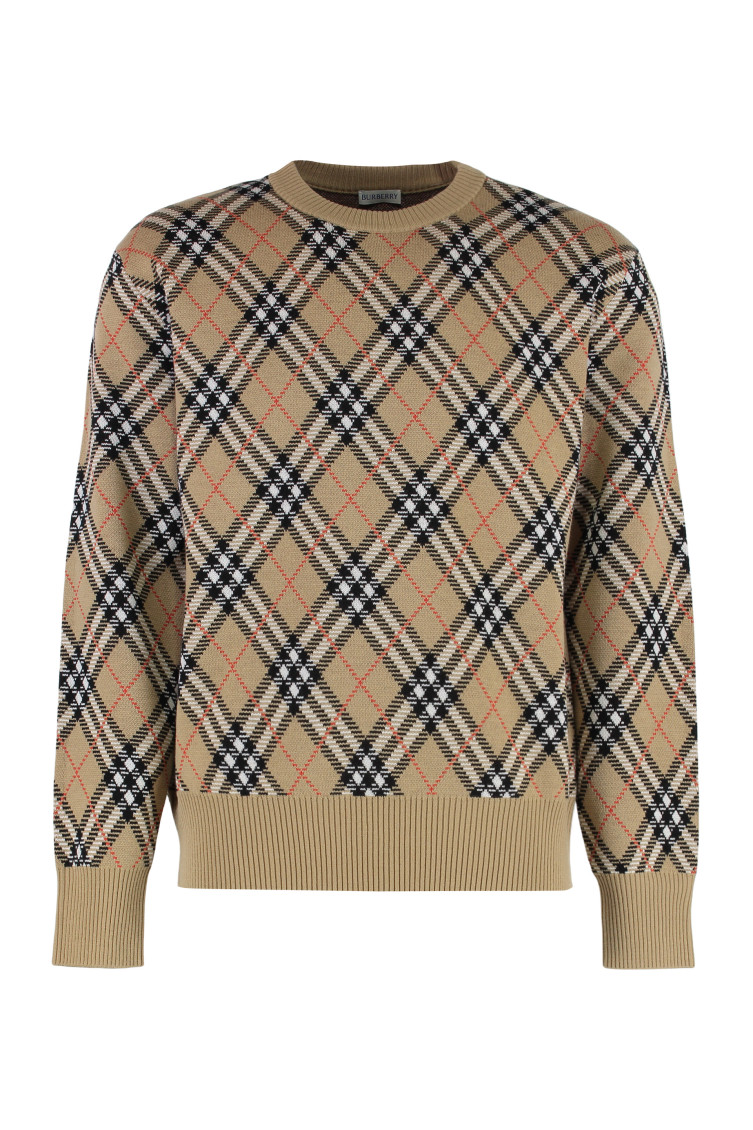 Beige Crew Neck Sweater