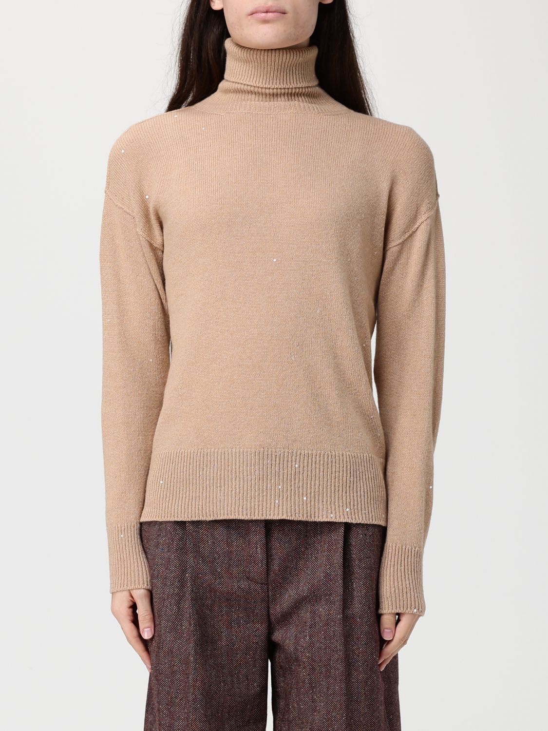 Sweater Woman color Brown
