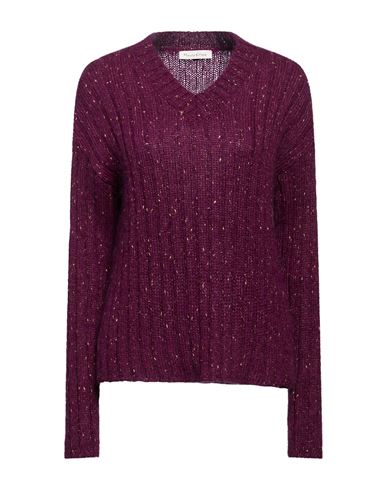 Woman Sweater Plum Size L Acrylic, Polyamide, Mohair wool, Polyester