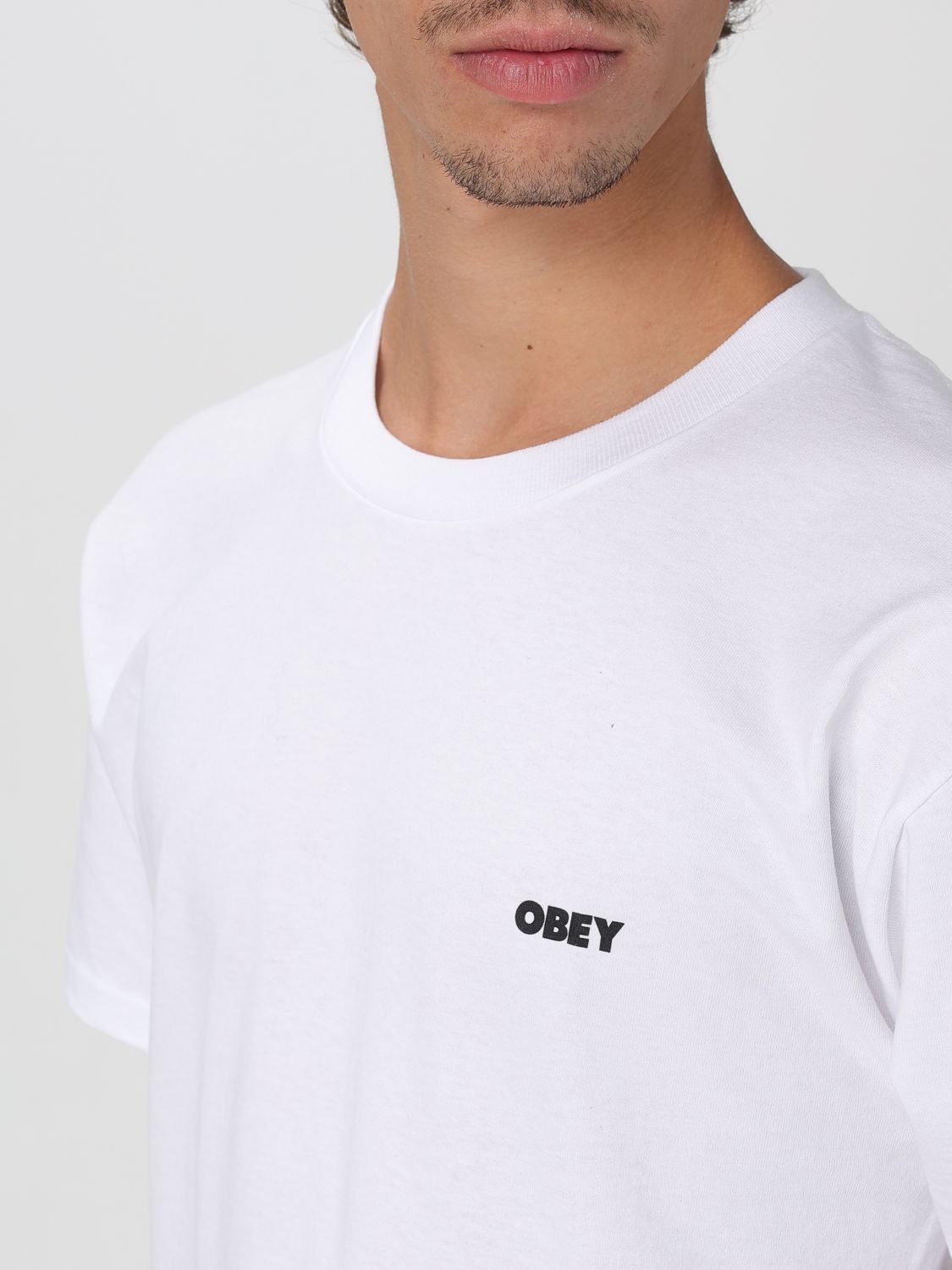 T-Shirt OBEY Men color Cream