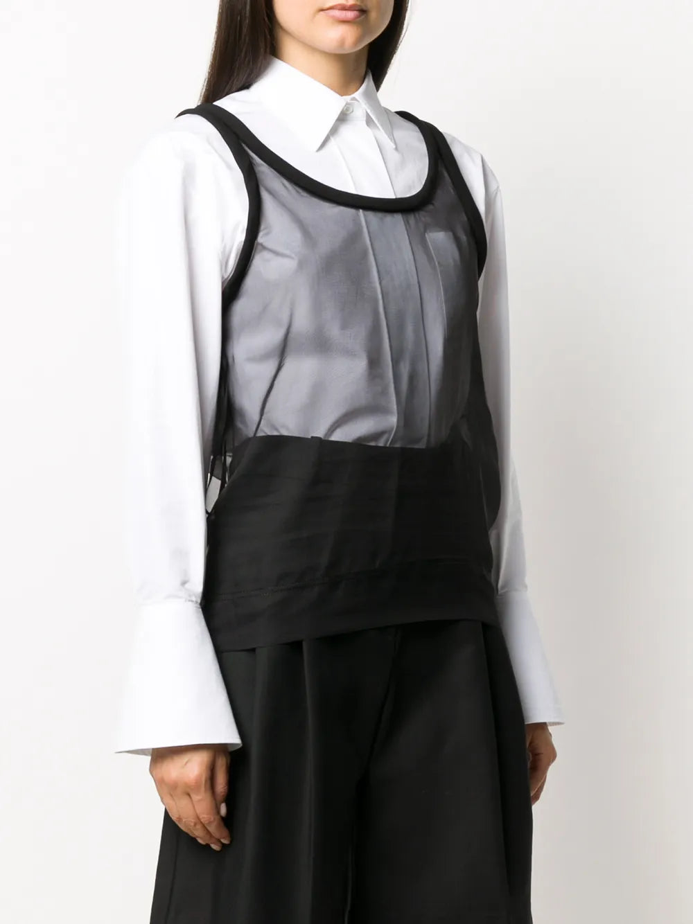 Silk Tank Top — Black