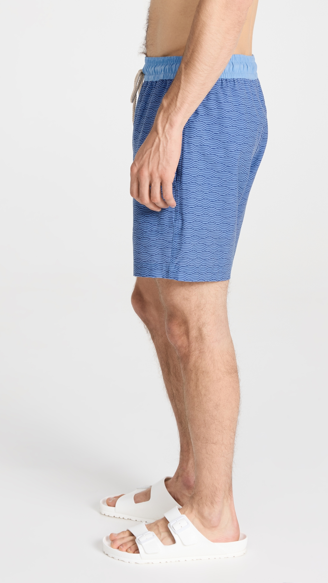 The Bayberry 7" Swim Shorts Blue Waves