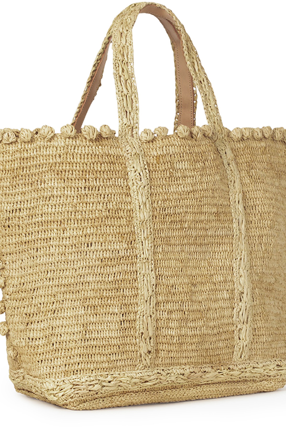 Raffia L Cabas Tote