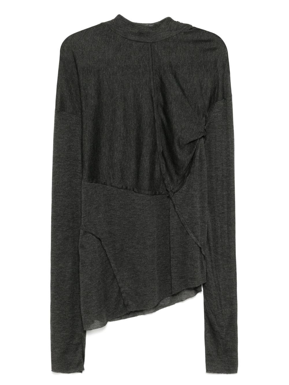 CHIAHUNG SU asymmetric T-shirt - Grey