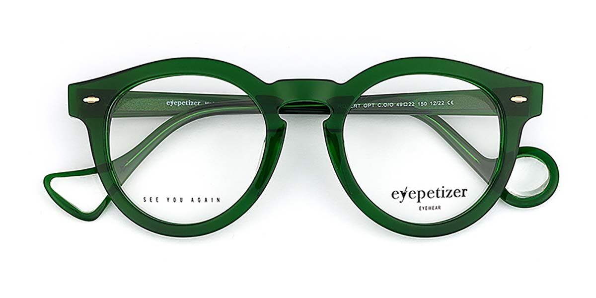 Eyepetizer Rupert OPT C.O/O-4 Men's Eyeglasses Green Size 49 - Blue Light Block Available