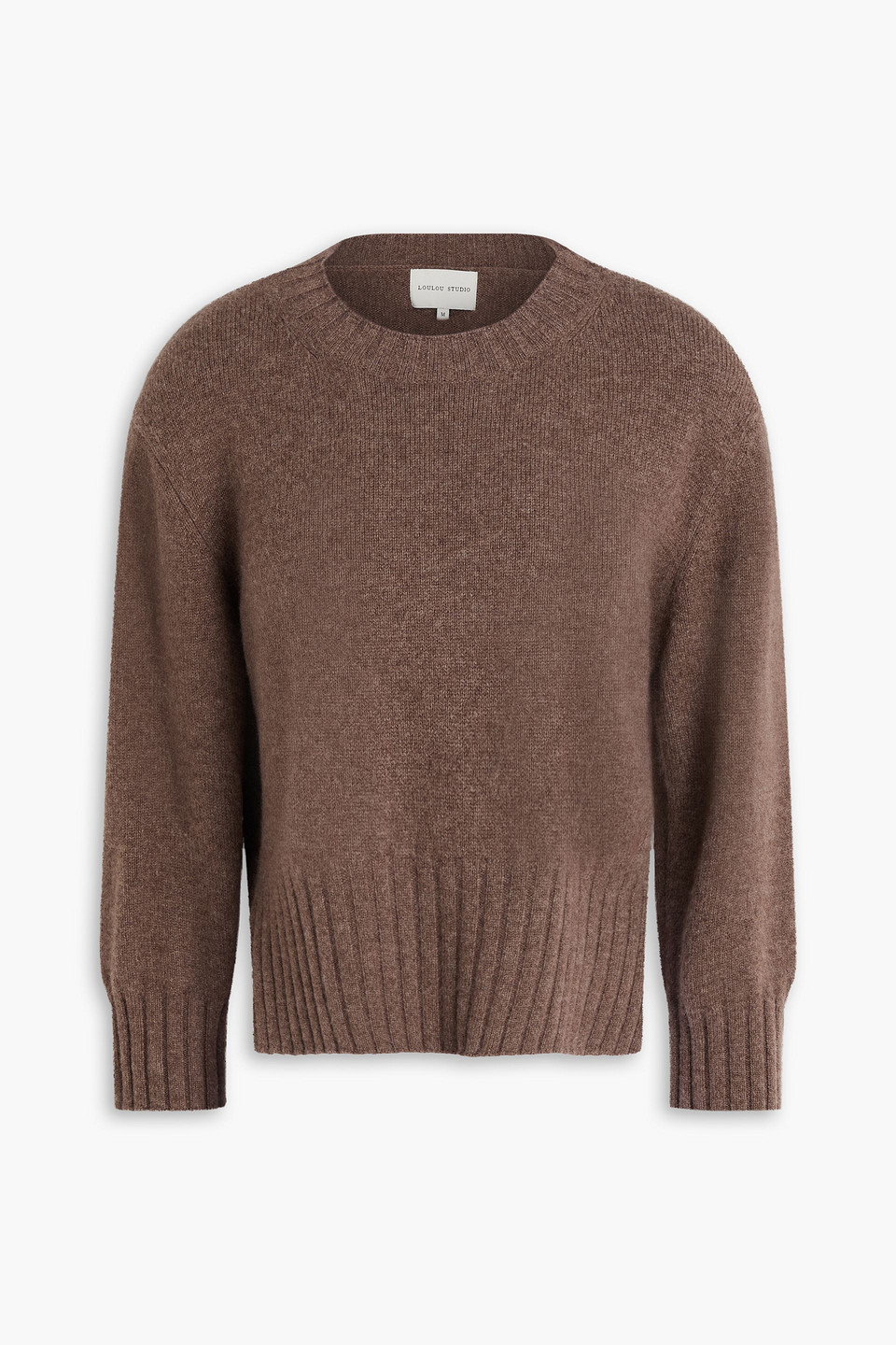 Mora cropped cashmere sweater - Brown - M
