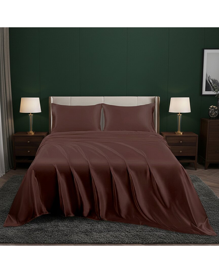 Satin Bed Sheet Set Ultra Soft