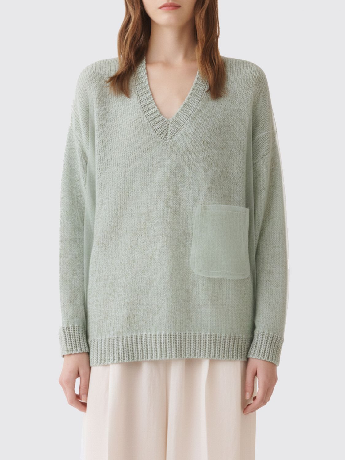 Sweater Woman color Green