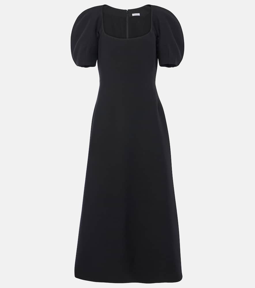Niahm wool and silk maxi dress