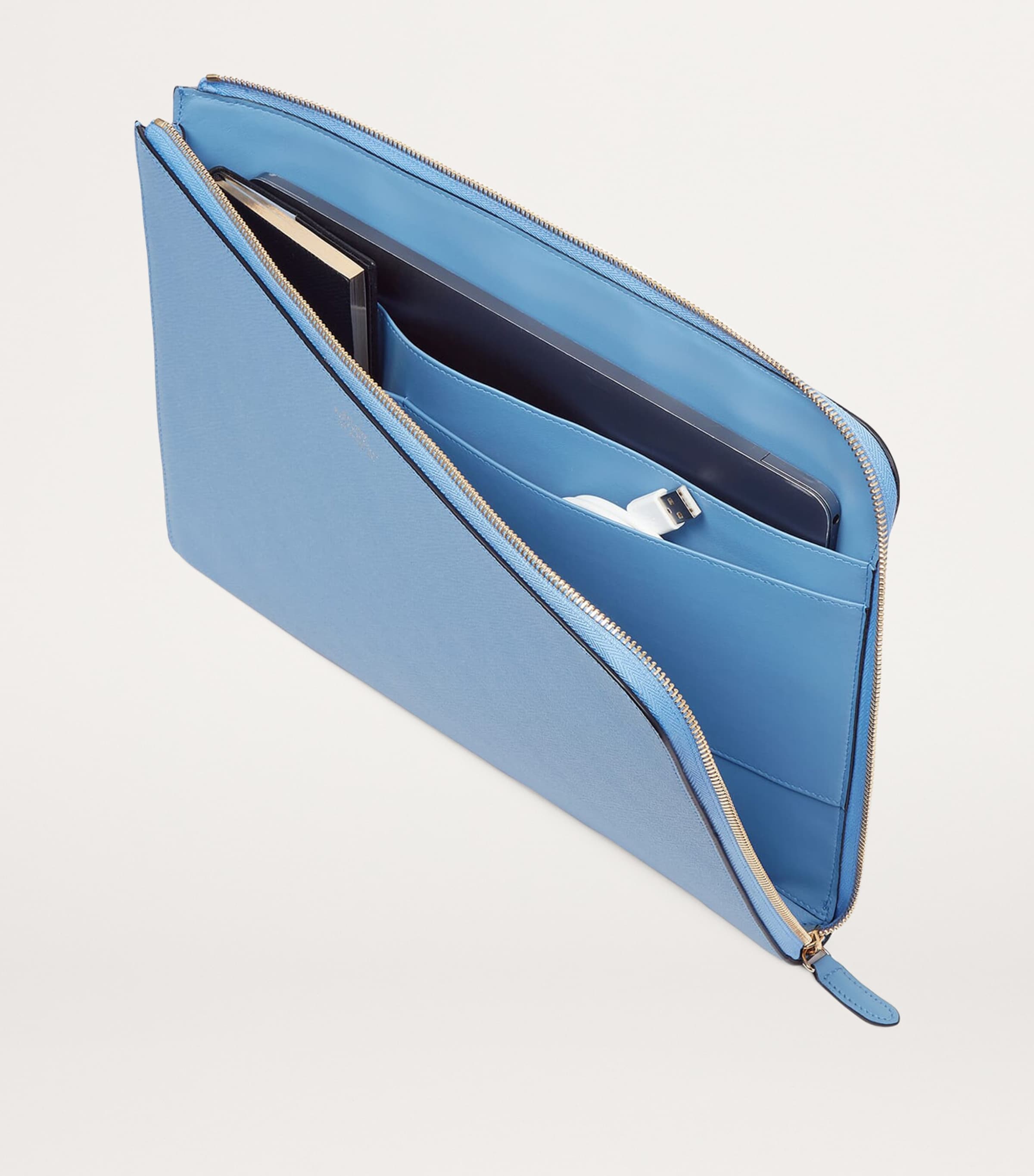Small Panama Leather Laptop Case