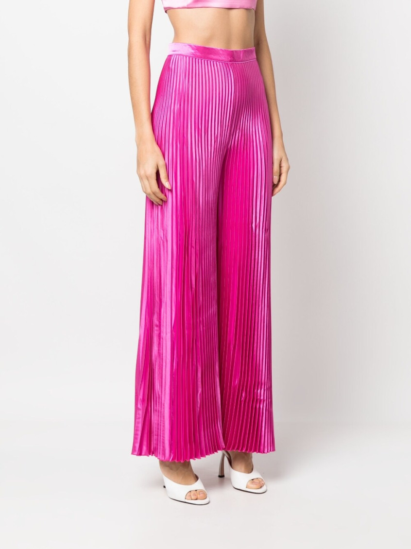High waisted wide leg pants