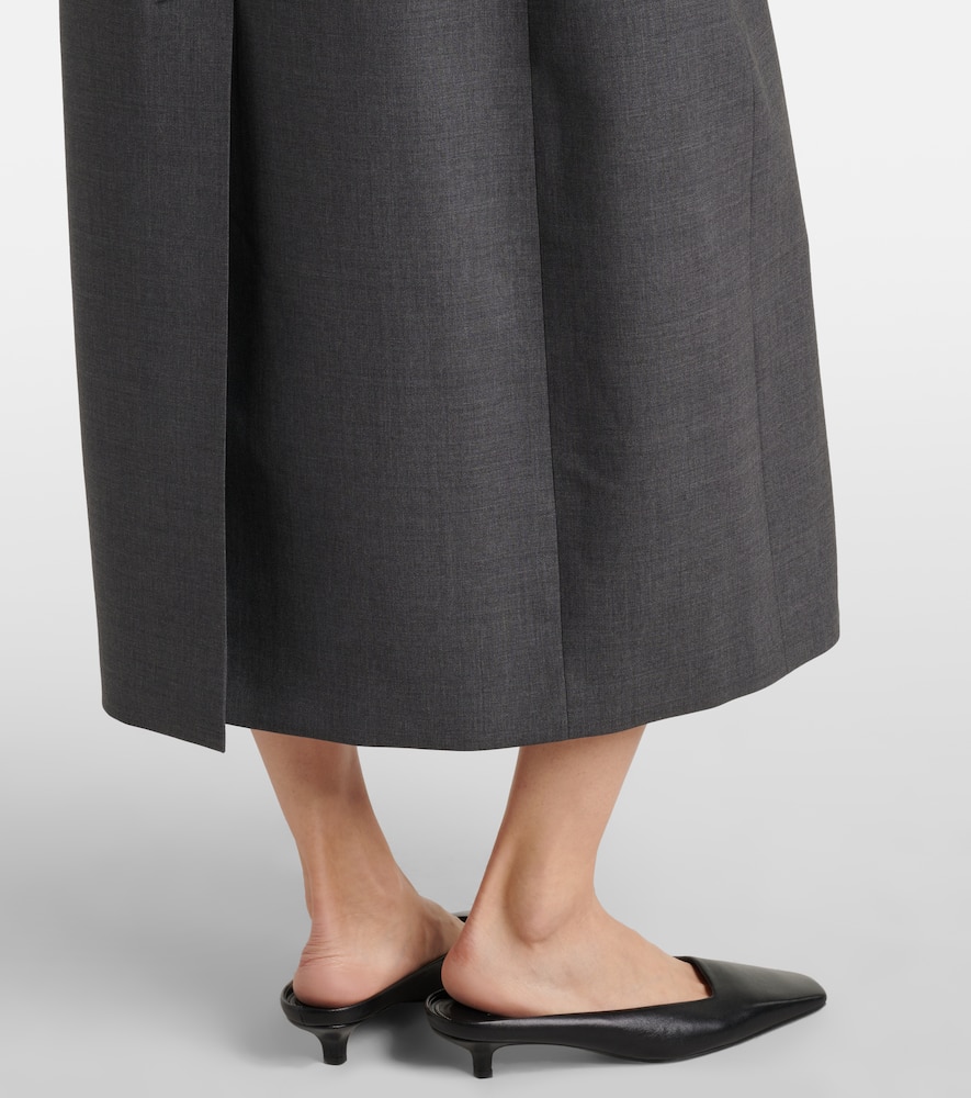 Róhe Double-breasted virgin wool coat