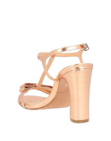 ) Woman Sandals Copper Size 7 Leather