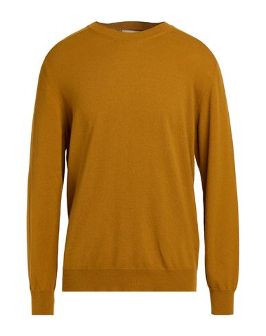 Man Sweater Camel Size L Virgin Wool, Cashmere