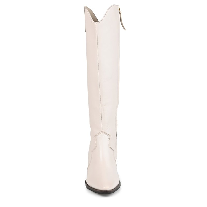 Women's Pryse Wide Calf Knee High Western Boots (Bone Leather)