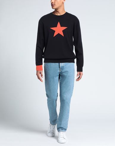 Man Sweater Midnight blue Size 36 Cotton, Cashmere