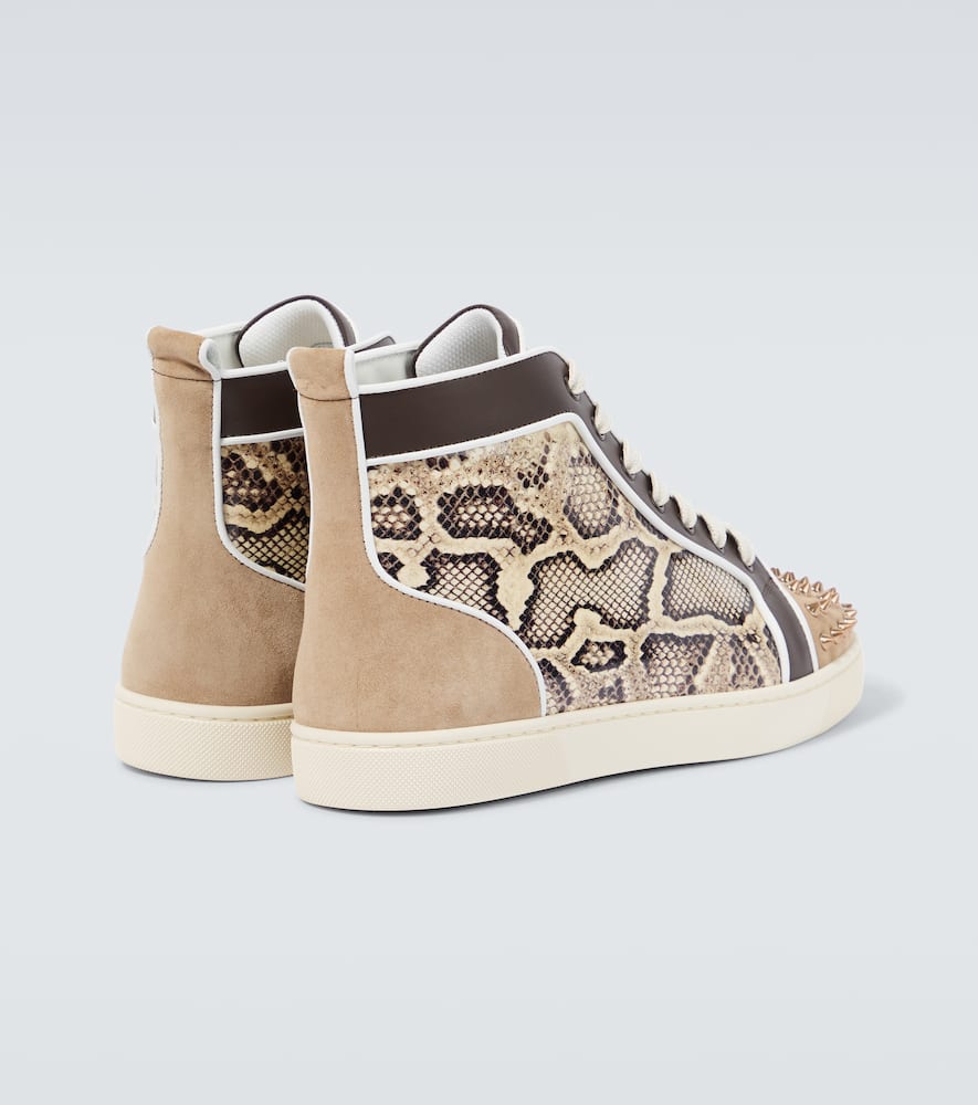 Lou Spikes leather sneakers