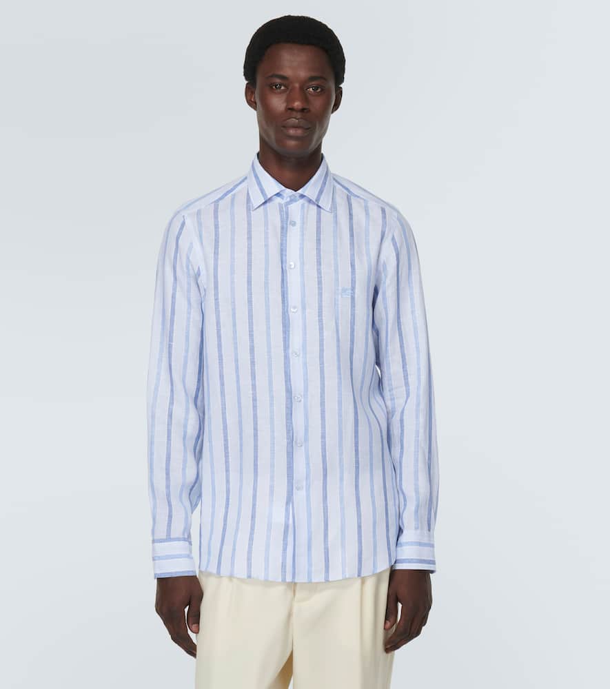 Striped linen shirt