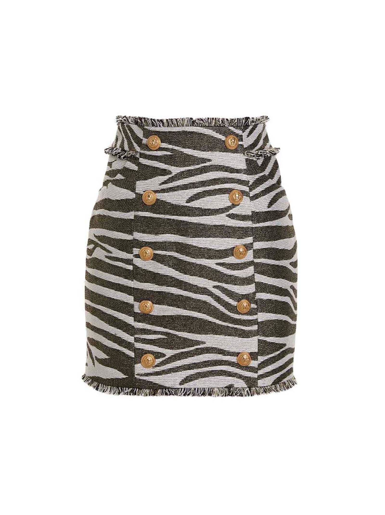 Lurex Zebra Skirt