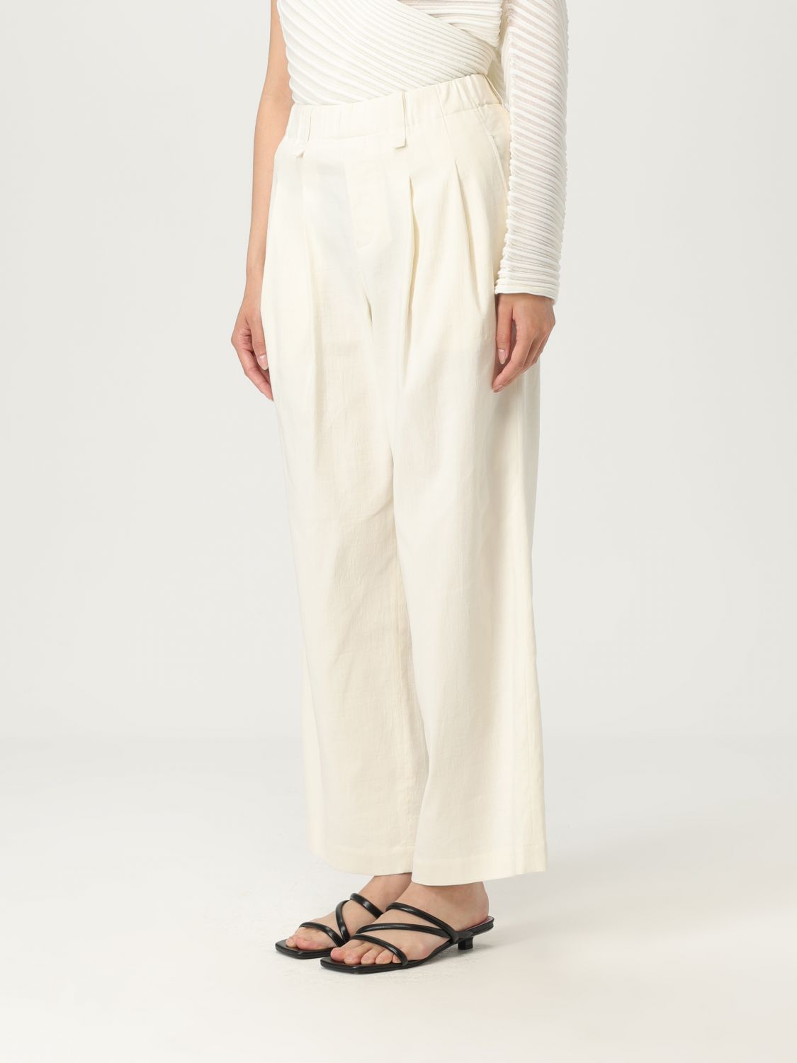 Pants ISSEY MIYAKE Woman color White