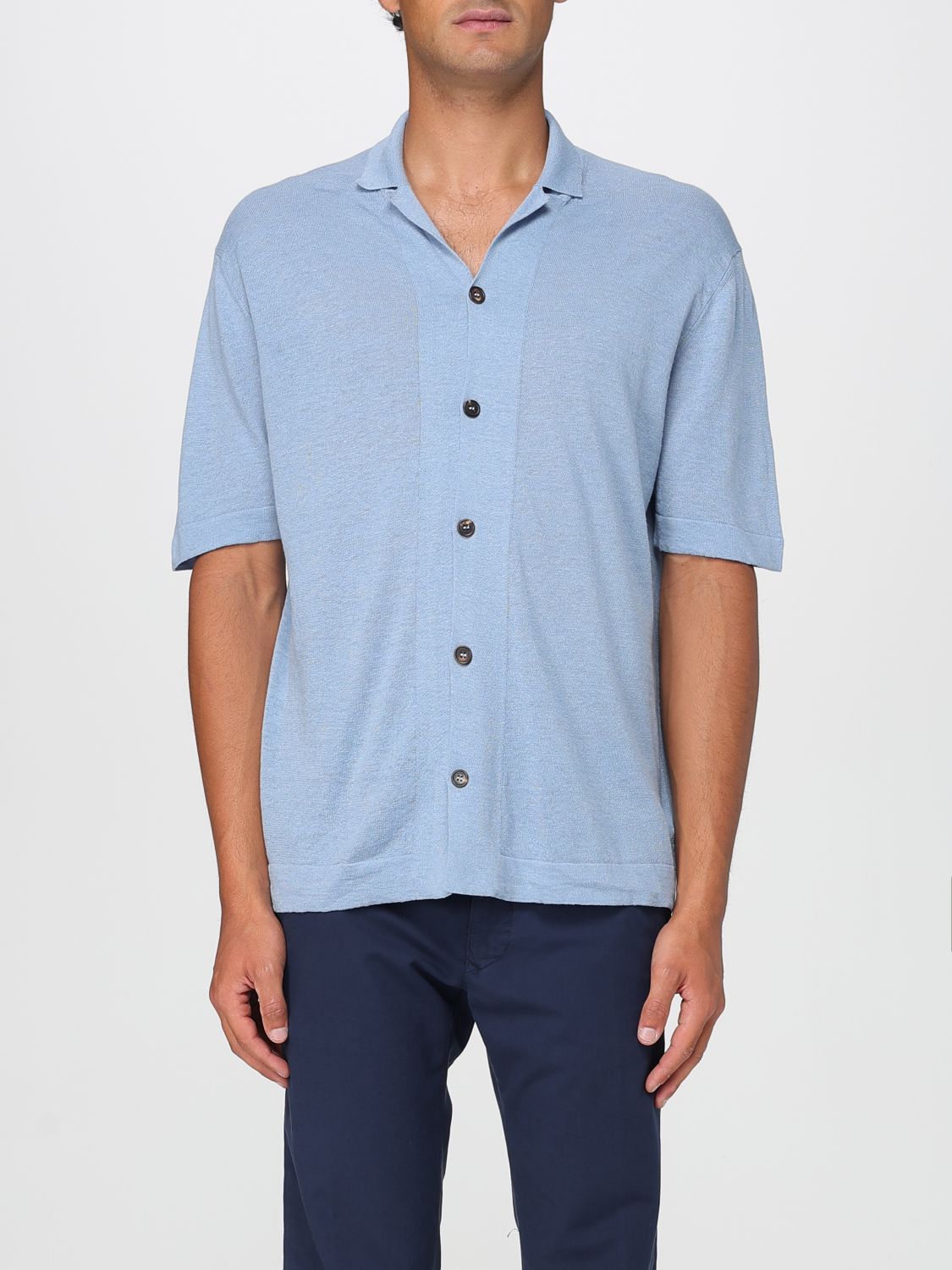 Shirt ZANONE Men color Blue