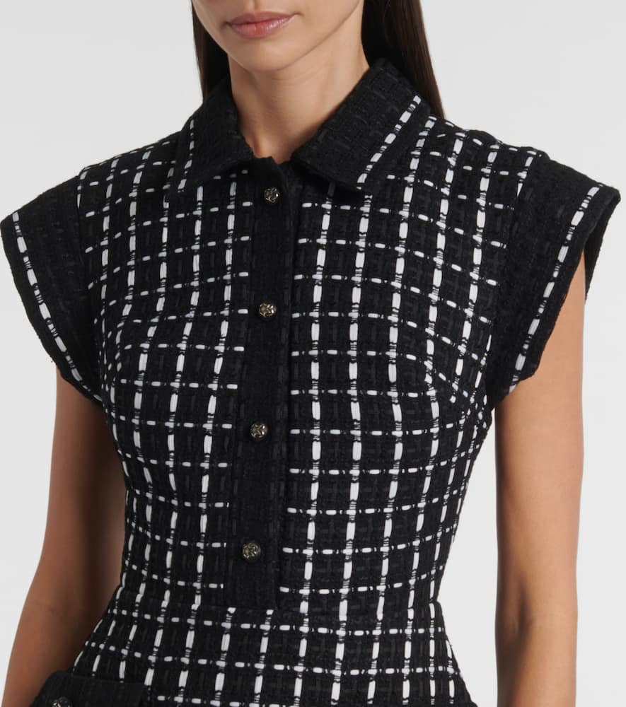 Tweed midi dress