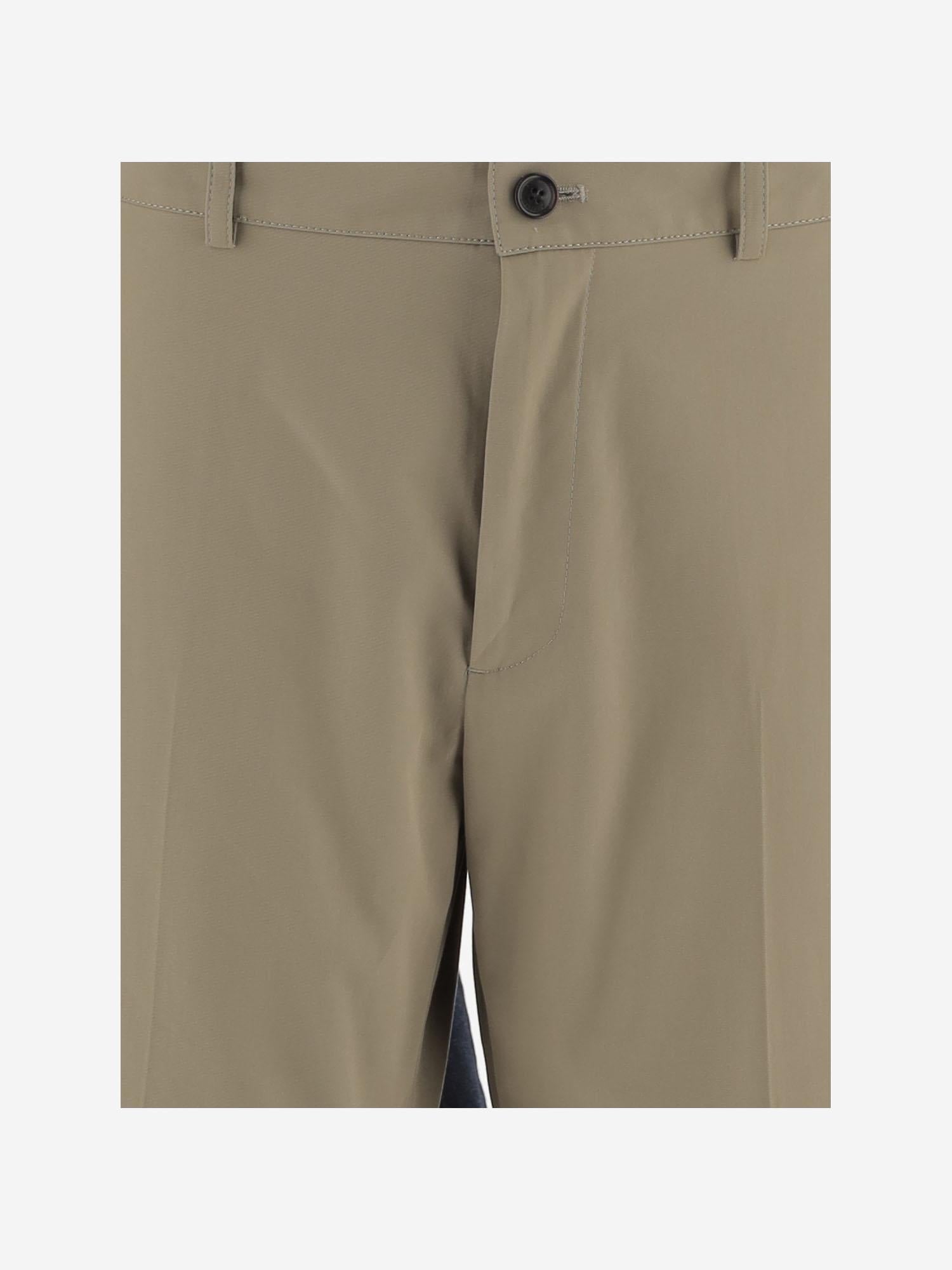 Cotton Chino Shorts — Beige