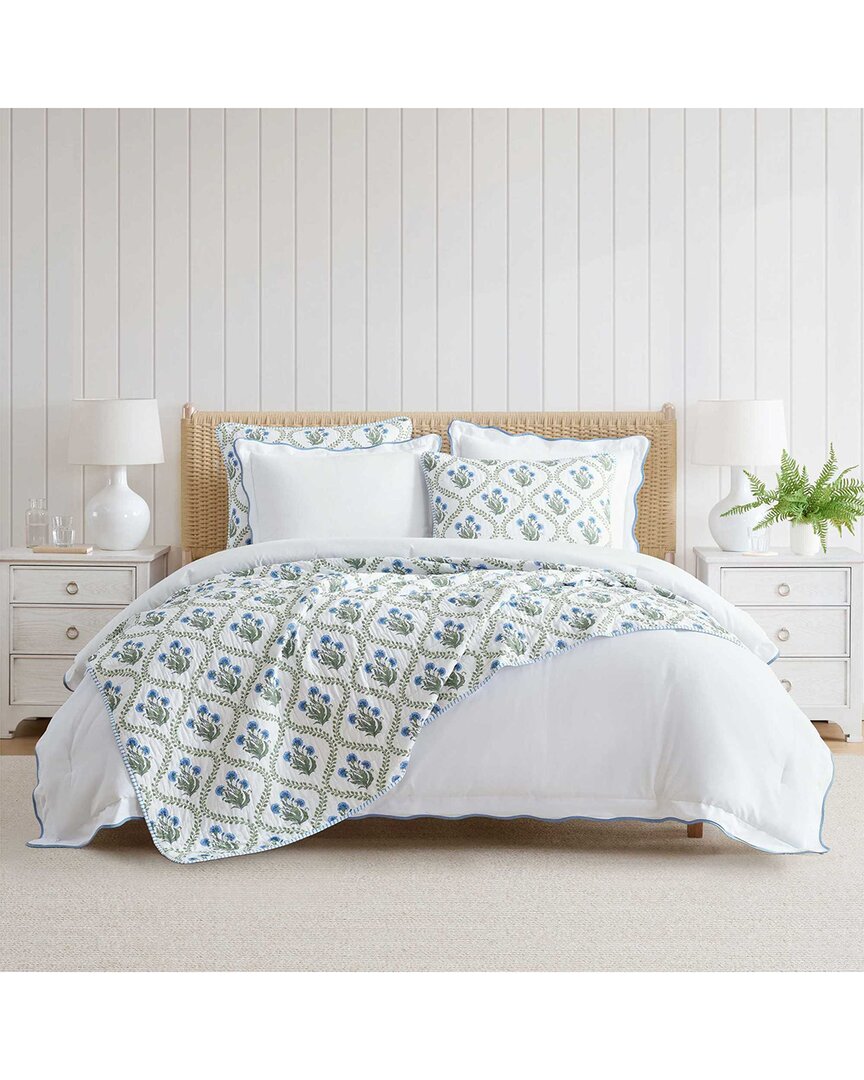 Chloe Cotton Percale Quilt Set