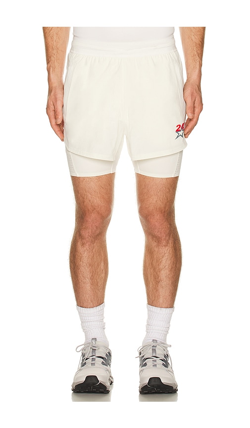 247 Hybrid Short in Ivory. - M also in L, S, XL/1X