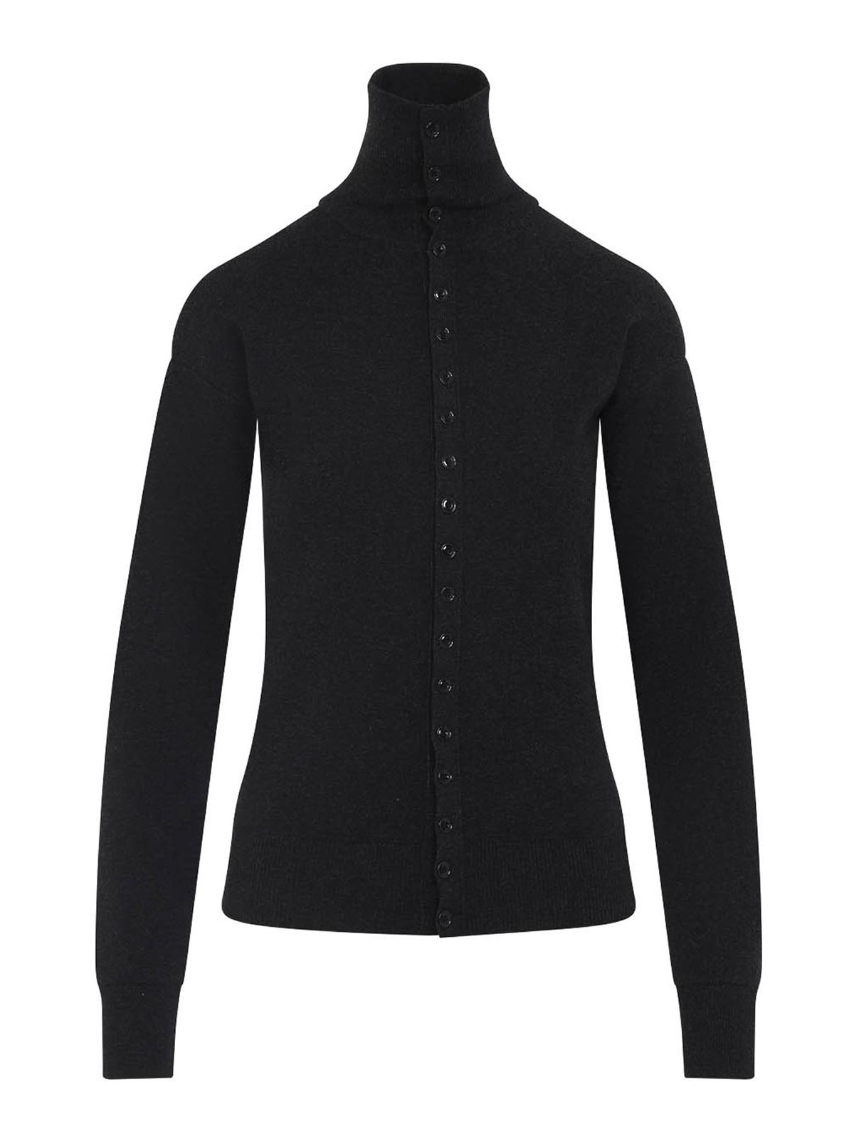 Buttoned Fitted Cardigan