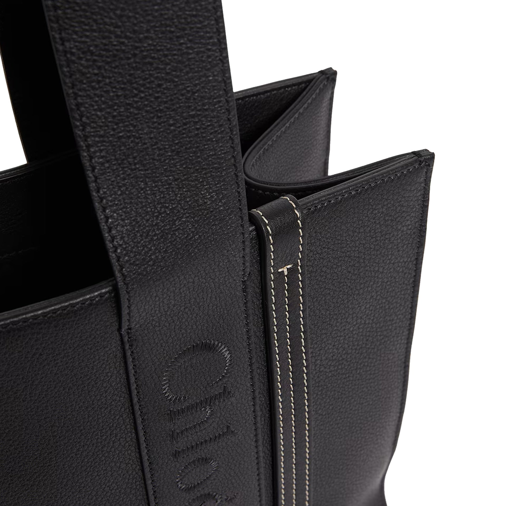 Chloe Chloe Woody Medium Leather Tote Bag