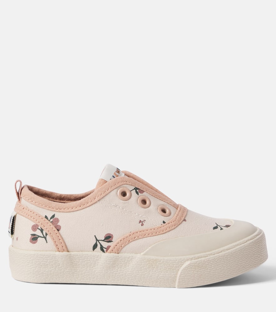 Danilo floral canvas slip-on shoes
