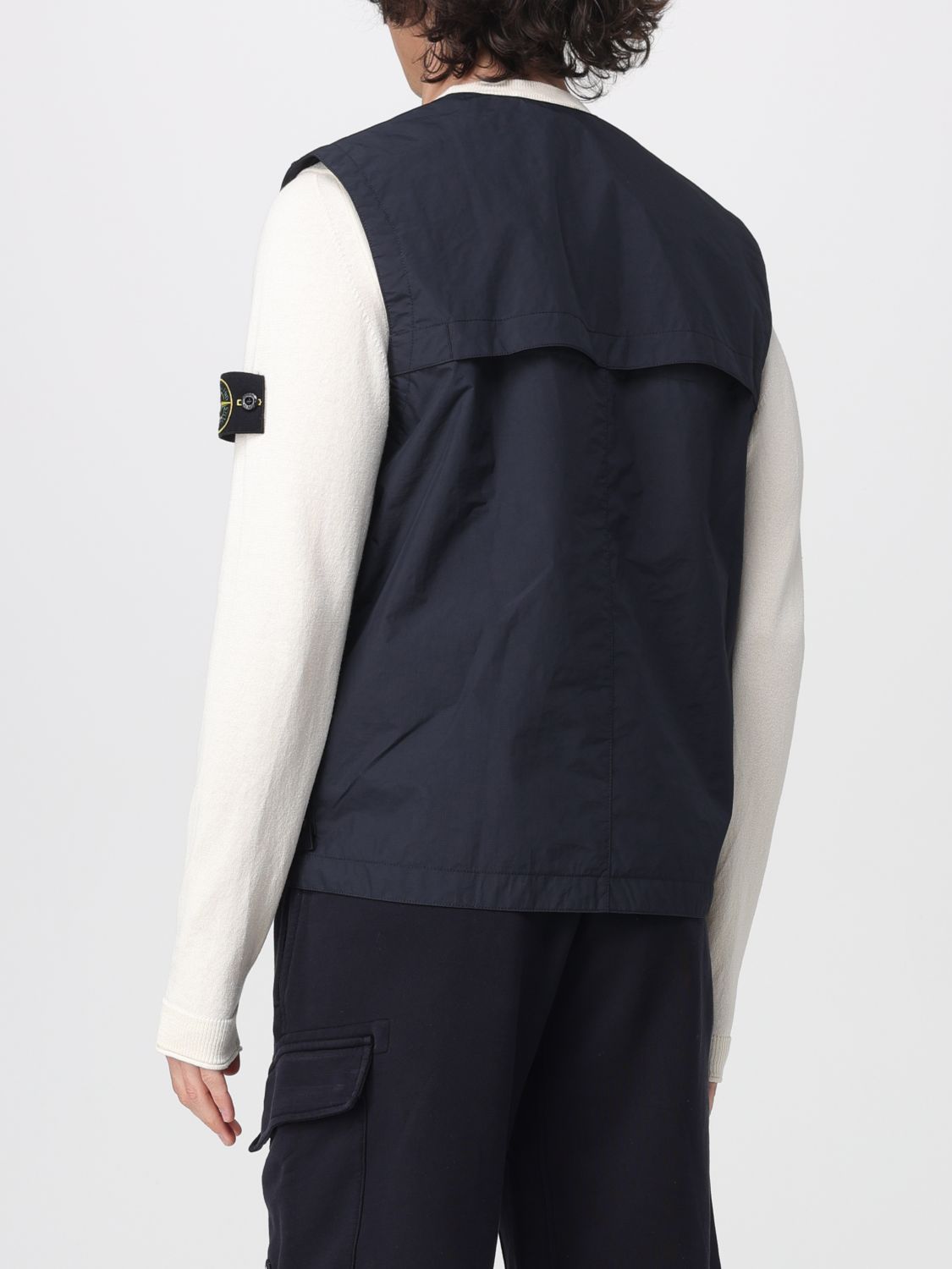 Suit Vest Men color Navy