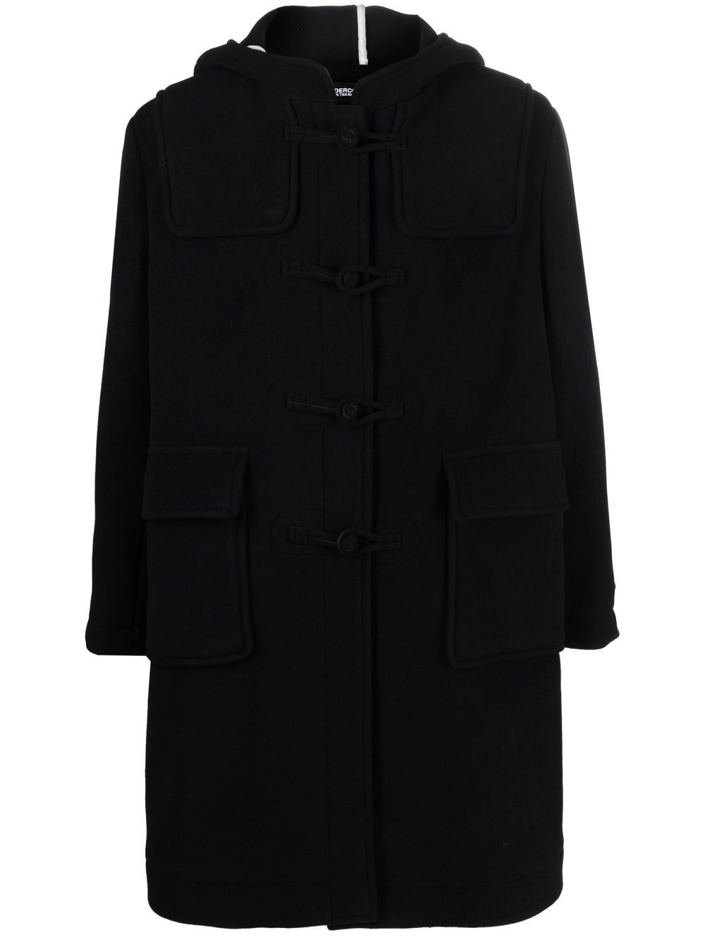 Mid-length duffle coat - Black