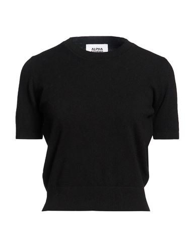 Woman Sweater Black Size 10 Geelong Wool