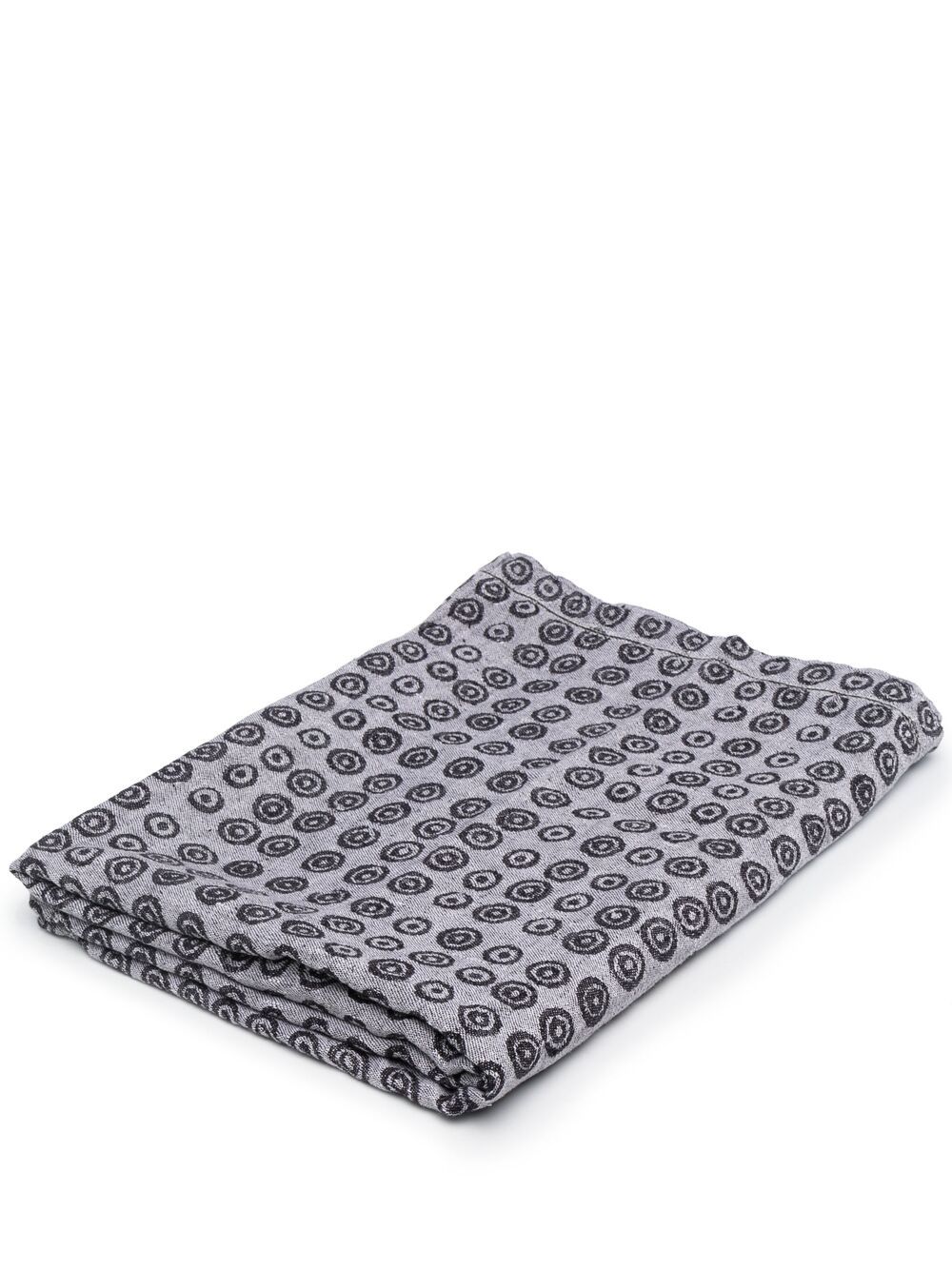 X Frescobol Carioca linen towel - Black
