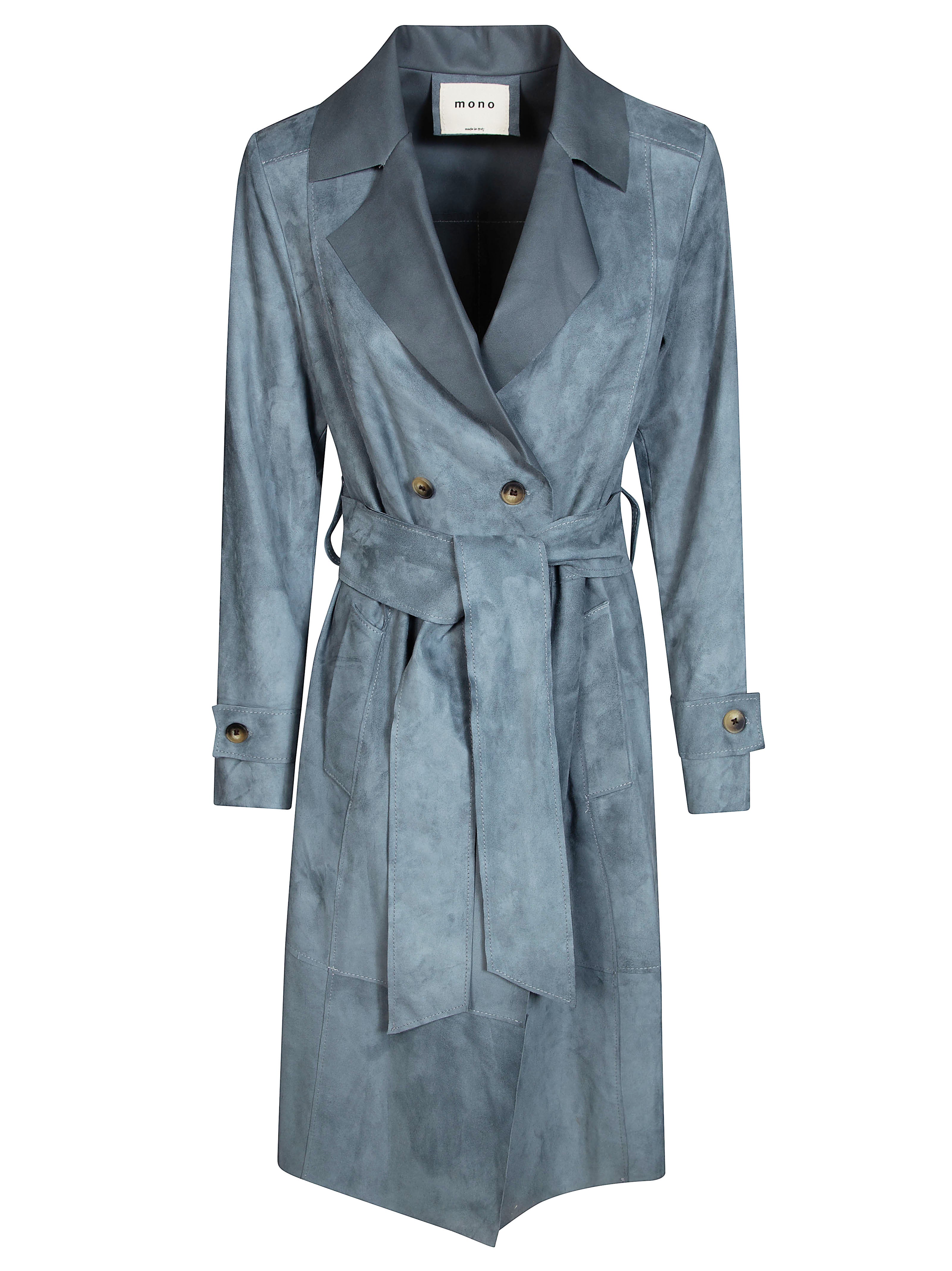 Suede Trench Coat for Women