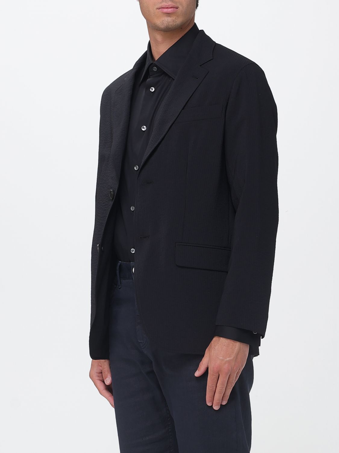 Blazer Men color Black