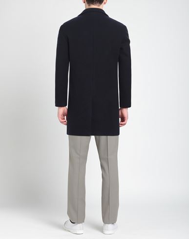Man Coat Midnight blue Size 38 Polyester