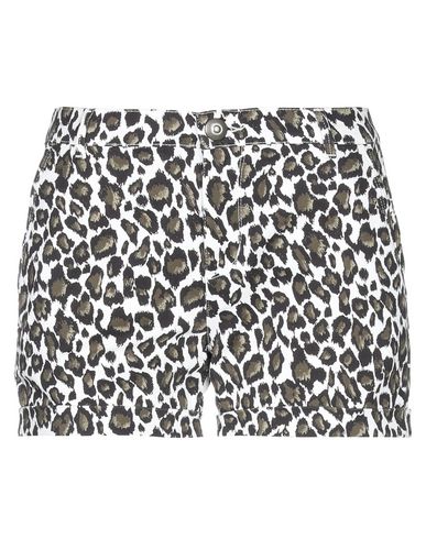 Woman Shorts & Bermuda Shorts White Size 28 Cotton, Elastane