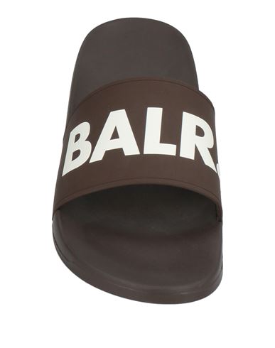 Man Sandals Dark brown Size 11 Rubber