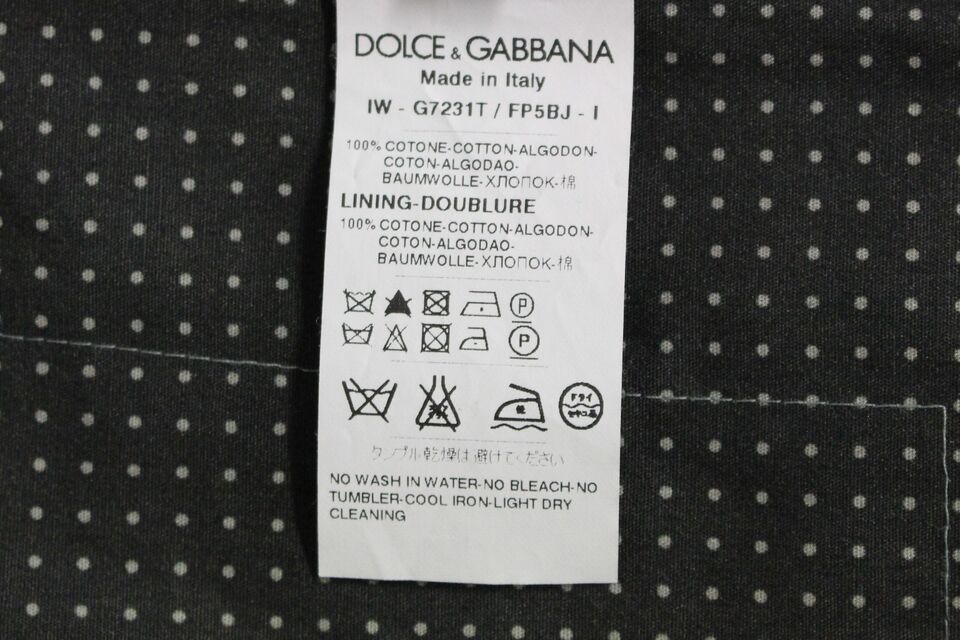 Gray Polka Dot Cotton Vest — Gray