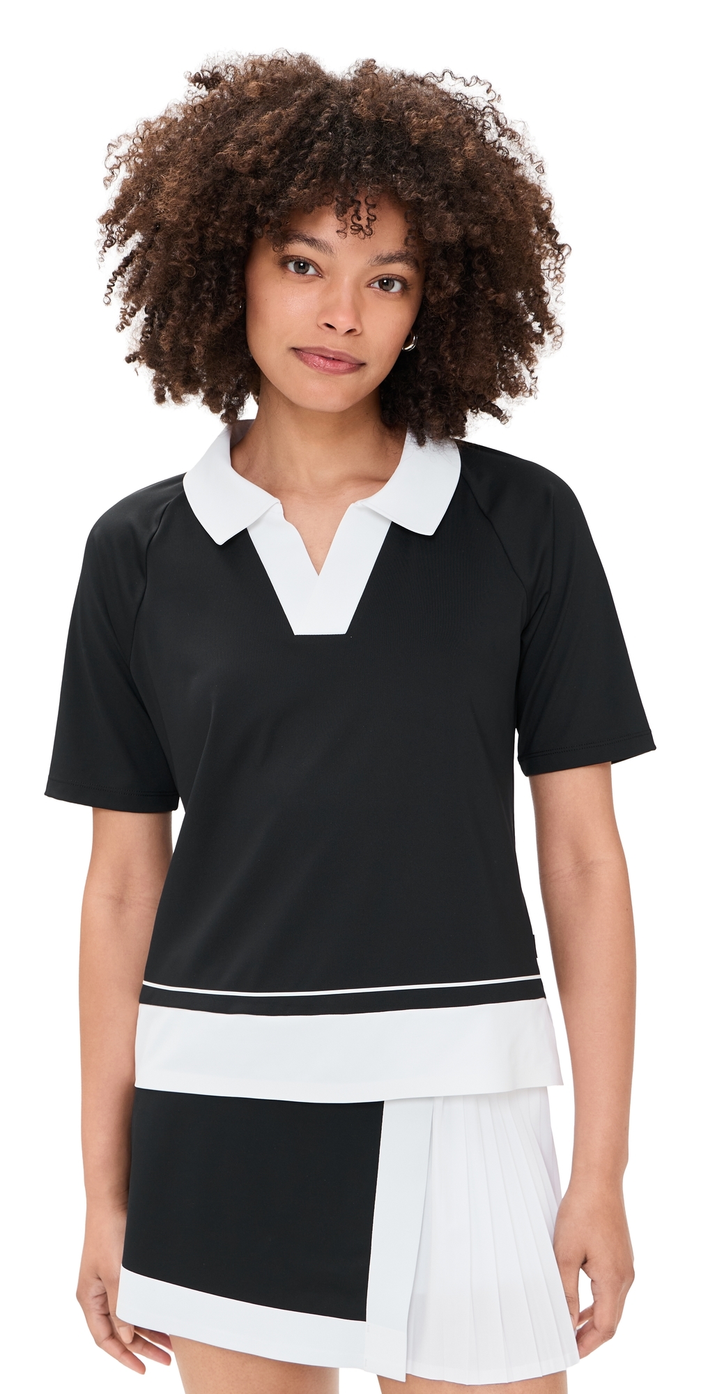 Piccola Polo Top Black