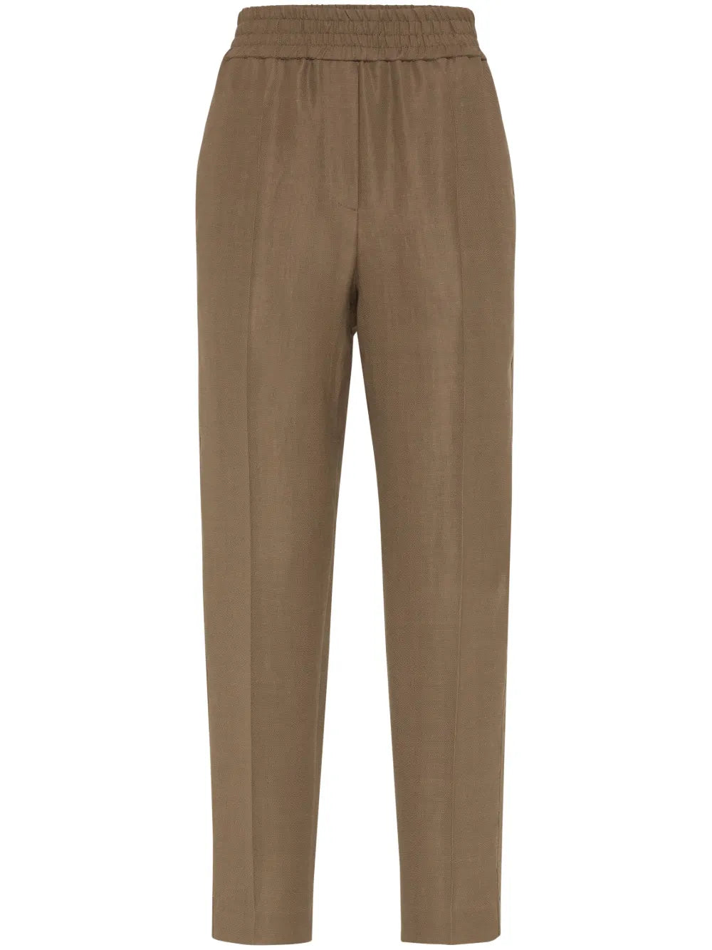 Pull-On Trousers — Olive Brown