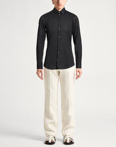 Man Shirt Black Size 14 ½ Cotton