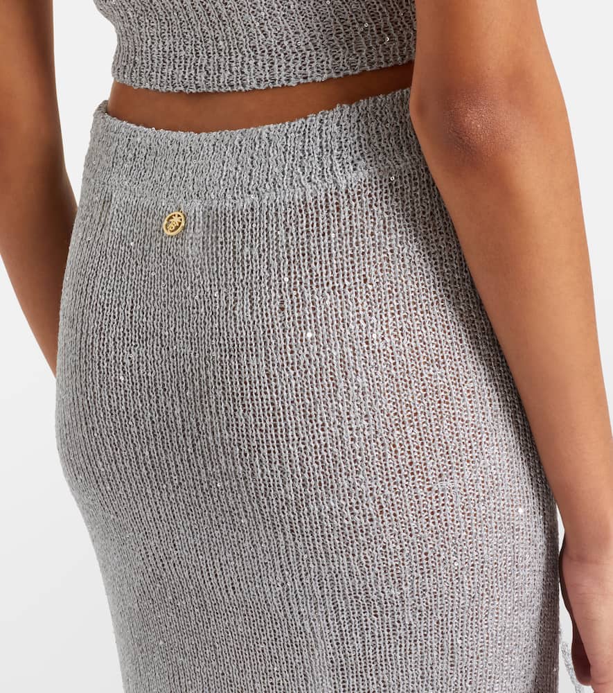 Alma sequined maxi skirt