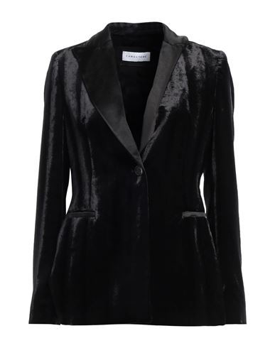 Caractère Woman Blazer Black Size 2 Polyester