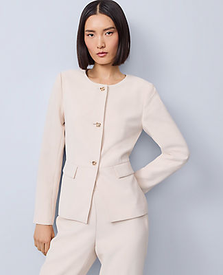 Ann Taylor Petite Split Hem Jacket