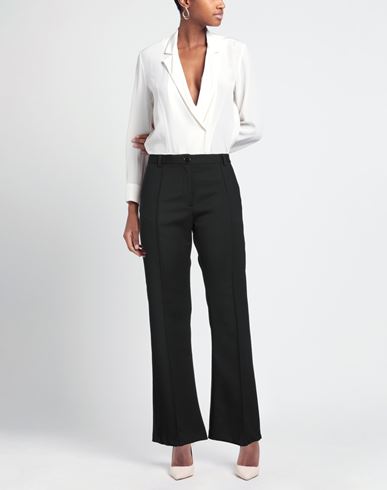 Stella Nova Woman Pants Black Size 12 Polyester, Viscose, Elastane